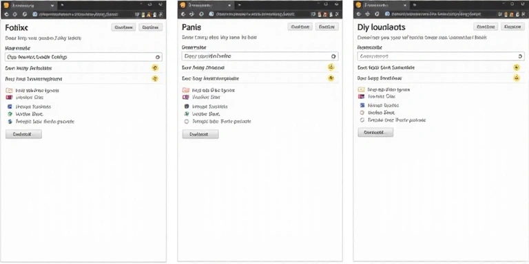 Browser settings for managing cookies