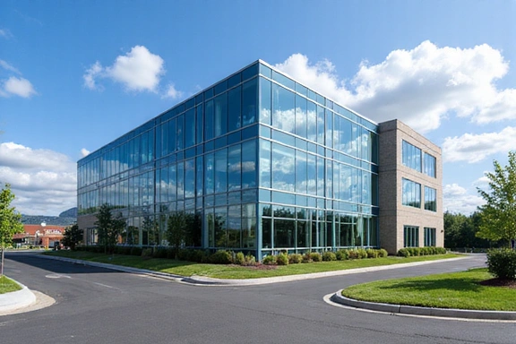 Modern luxury building facade
