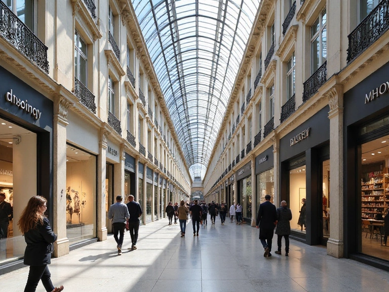 Retail shopping center in Paris