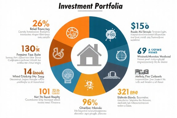 Portfolio diversification strategy visualization